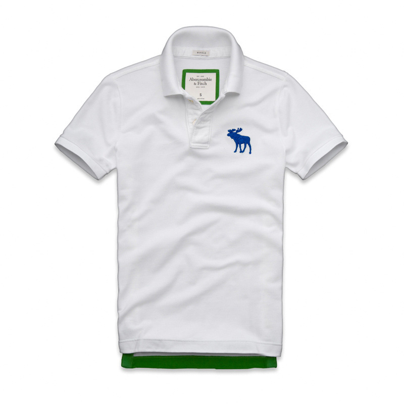 Abercrombie Fitch Hombres Polo Corto Remera AF7071